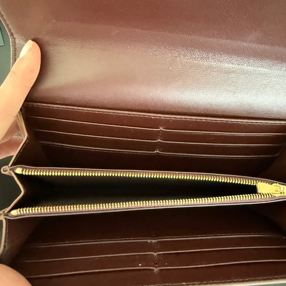 Mulberry Darley Wallet in Small Classic Grain – Dark Blush (J111) - Picture 5 of 10